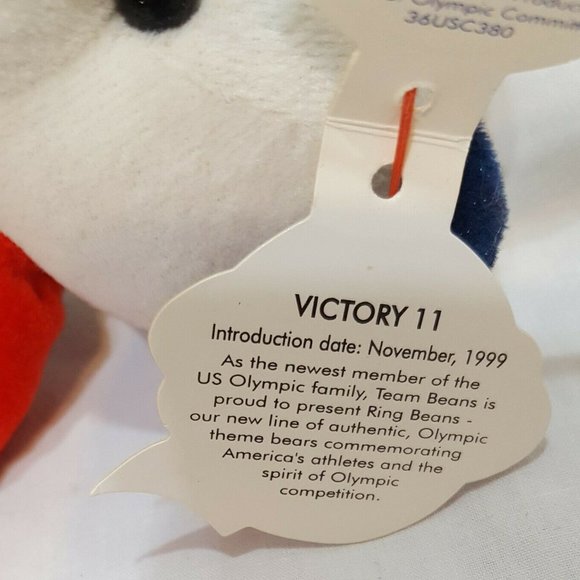 Team Bears Authentic Bean Plush Bears USA Olympic - Picture 9 of 12